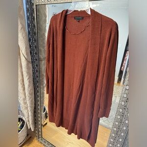 Burnt orange cardigan